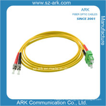 ST / PC-SC / PC Cable de fibra óptica duplex de un solo modo (longitud personalizada)